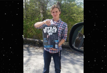 Daniel and his new poster!